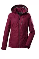 Kurtki damskie - Killtec Damska kurtka softshell / kurtka outdoorowa z odpinanym kapturem KOS 91 WMN SFTSHLL JCKT; ciemnoróżowa, 42, 39141-000 - miniaturka - grafika 1