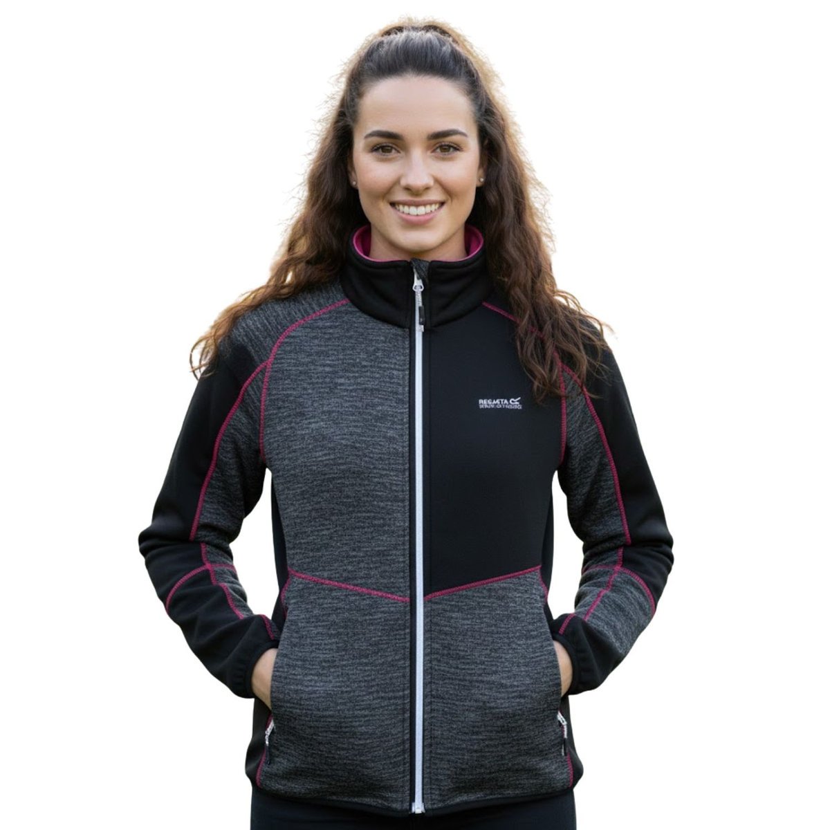 Bluza damska Regatta Lindalla II rozsuwana oddychająca z polarem-L