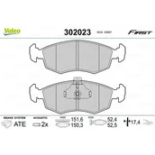 Klocki hamulcowe - Klocki hamulcowe - komplet VALEO 302023 - miniaturka - grafika 1