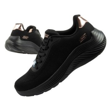 Buty damskie sportowe Skechers Bobs Squad Waves r.41 czarne lekkie modne