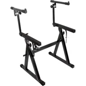 Akcesoria do instrumentów klawiszowych - MOZOS KSX4 podwójny statyw pod instrumenty klawiszowe - miniaturka - grafika 1