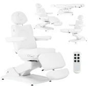 Fotele kosmetyczne - Fotel kosmetyczny elektryczny do salonu kosmetycznego pedicure regulacja 3 siłowników - miniaturka - grafika 1