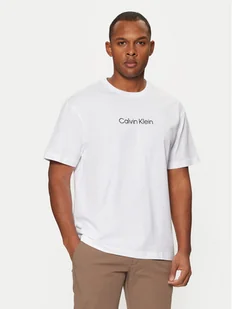 Calvin Klein T-Shirt Hero K10K111346 Biały Regular Fit - Koszulki męskie - miniaturka - grafika 1