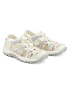 Sandały damskie - Freyling Półsandały w kolorze szaro-beżowym - miniaturka - grafika 1