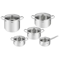 Zestawy garnków i patelni - Tefal Zestaw garnków Cook Eat B921SA55 10 elementów B921SA55 - miniaturka - grafika 1