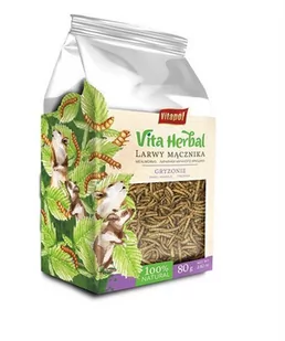 Vitapol Vita Herbal dla gryzoni larwy mącznika 80 g - Karma dla gryzoni - miniaturka - grafika 1
