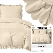 Pościel - Pościel 140 x 200 2cz z Falbaną Luxury Jowita 04 - miniaturka - grafika 1