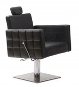 Fotele fryzjerskie - Sakai Luxory De Luxe Fotel Fryzjerski, Czarny - miniaturka - grafika 1