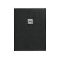 Brodziki prysznicowe - Brodzik do kabiny prysznicowej Balans 80 x 140 cm czarny Schedpol - miniaturka - grafika 1