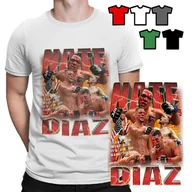 Koszulki męskie - KOSZULKA T-SHIRT MĘSKI - NATE DIAZ BOKS MMA WALKI KLATKA - L - miniaturka - grafika 1