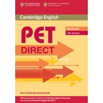 Cambridge University Press PET Direct WB with Answers Sue Ireland, Joanna Kosta - Pozostałe języki obce - miniaturka - grafika 1