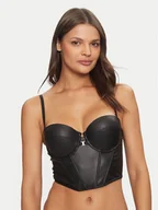 Biustonosze - Guess Biustonosz top O4BC11 WGI80 Czarny - miniaturka - grafika 1