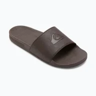 Klapki i japonki męskie - Klapki męskie Quiksilver Rivi Nubuck Slide brown 1 - miniaturka - grafika 1