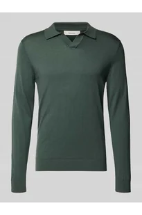 Koszulka polo o kroju regular fit z czystej wełny model TRAY - Selected Homme - Koszulki męskie - miniaturka - grafika 1