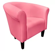 Fotele - ATOS Fotel Milo D26 różowy nogi 15 venge - miniaturka - grafika 1