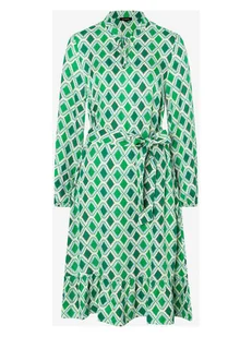 More & More Sukienka w kolorze zielono-białym - Sukienki - miniaturka - grafika 1