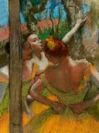 Plakaty - Galeria Plakatu, Plakat, Dancers, Edgar Degas, 70x100 cm - miniaturka - grafika 1