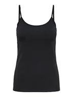 Koszulki i topy damskie - ONLY Damski top Onllove Singlet Noos JRS, czarny, XS - miniaturka - grafika 1