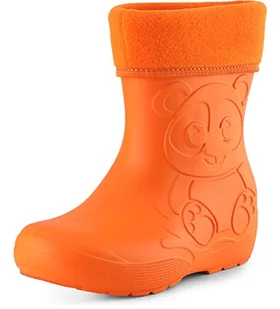 Ladeheid Eva LA-CA-11 dziecięce kalosze przeciwdeszczowe z podszewką, pomarańczowy 151c, 22/23 EU - Kalosze damskie - miniaturka - grafika 1