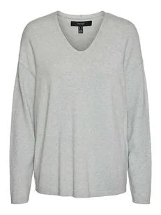 Vero Moda Sweter w kolorze szarym - Swetry damskie - miniaturka - grafika 1