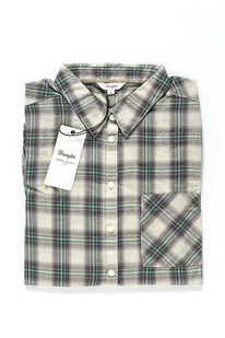 WRANGLER RELAXED 1 PKT SHIRT BERYL GREEN W5212L8S4 - Wrangler - Koszule damskie - miniaturka - grafika 1