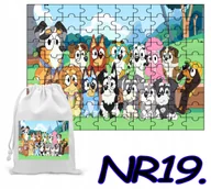 Puzzle - PUZZLE 70 EL. UKŁADANKA PREZENT NIEBIESKI PIESEK + WORECZEK Z NADRUKIEM - miniaturka - grafika 1