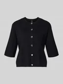 Swetry damskie - Kardigan rozpinany o kroju regular fit z Mieszanka wiskozy Model 'MAISIE' - miniaturka - grafika 1