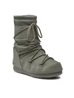 Śniegowce damskie - Moon Boot Śniegowce Mid Rubber Wp 24010300002 Złoty - grafika 1