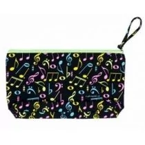 Agifty Piórnik kosmetyczka w kolorowe nutki - Agifty - Piórniki - miniaturka - grafika 1