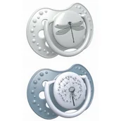 Smoczki uspokajające - Lovi Smoczek silikonowy Botanic Boy 6-18m, 2x - miniaturka - grafika 1