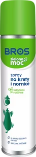 Bros Sp z o.o Zielona Moc spray na krety i nornice 400ml 1842 - Zwalczanie i odstraszanie szkodników - miniaturka - grafika 1