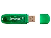 Pendrive - INTENSO Rainbow Line, 8 GB, zielony - miniaturka - grafika 1