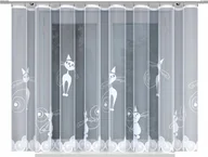 Firany - CATS, KOTY firana żakardowa 200x150cm (z obszyciem) polski producent - miniaturka - grafika 1