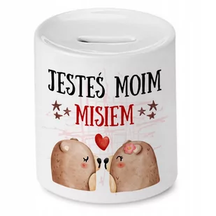 Skarbonka Z Misiem Miś Słodki na Prezent z Nadrukiem ze Zdjęciem - Skarbonki - miniaturka - grafika 1