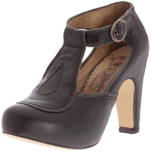 Fly London Fifi, czółenka damskie, Czarny łupek, 42 EU