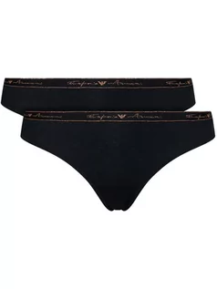 Majtki damskie - Emporio Armani Underwear Komplet 2 par fig brazylijskich 163337 1P223 17020 Czarny - grafika 1