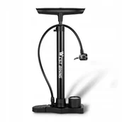 Pompki rowerowe - Pompka rowerowa z manometrem garażowa duża - miniaturka - grafika 1