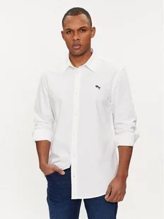 camicie uomo wrangler 112350485 ls shirt white oxford - Koszule męskie - miniaturka - grafika 1