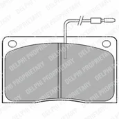 Klocki hamulcowe - DELPHI Zestaw klocków hamulcowych, hamulce tarczowe LP568 - miniaturka - grafika 1
