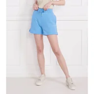Spodenki damskie - Tommy Hilfiger Szorty 1985 MINI CORP LOGO TERRY SHORTS | Regular Fit - miniaturka - grafika 1