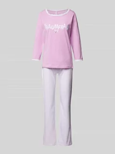 Bielizna nocna - Piżama z wyhaftowanym napisem model ‘Traumfrau’ - grafika 1