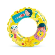 Materace dmuchane i koła do pływania - Kółko do pływania, Intex, 61 cm, żółty - miniaturka - grafika 1