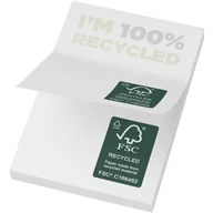 Gadżety do biura - Karteczki samoprzylepne z recyklingu o wymiarach 50 x 75 mm Sticky-Mate® - miniaturka - grafika 1