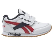 Buty dla dziewczynek - Buty dziecięce Reebok H67881 ROYAL CL Białe - miniaturka - grafika 1