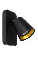 Lampy ścienne - Lucide Preston 09928/05/30 kinkiet lampa ścienna spot 1x5W GU10 czarny - miniaturka - grafika 1