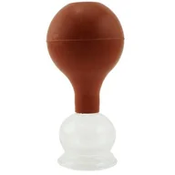 Akcesoria medycyny naturalnej - Bańka chińska szklana próżniowa z gruszką - 3,5 cm - miniaturka - grafika 1