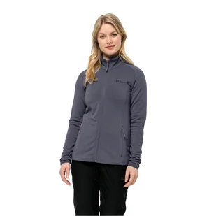 Polar damski Jack Wolfskin BAISELBERG FZ W dolphin - XXL - Kurtki damskie - miniaturka - grafika 1