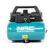 Sprężarki i kompresory - NAC Kompresor bezolejowy ręczny 6 litrów, 1100W, 1,5HP NAC MA-OF-H-06L-1.5 - miniaturka - grafika 1