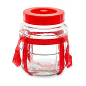 Inne naczynia kuchenne - Tadar Szklany Słoik z Pokrywką oraz z Szelkami na Przetwory Pojemnik 5 l - miniaturka - grafika 1