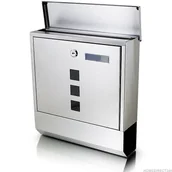 Skrzynki na listy - Naścienna Skrzynka na listy pocztowa na gazety pocztę metaliczna - miniaturka - grafika 1